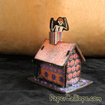 Glittery haunted houses
