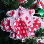 Make festive holiday honeycomb ornaments