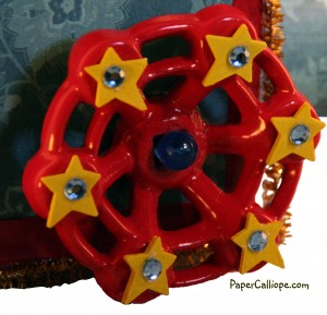 Artist Trading Block Human Cannonball wheel--by Paper Calliope 
