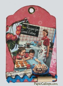 Retro Refrigerator Recipe Tag--by Paper Calliope--Cherries
