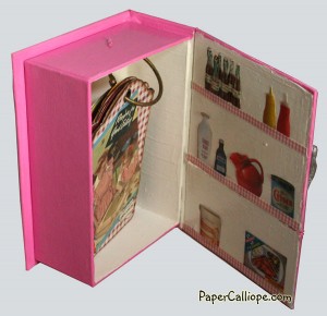 Retro Refrigerator by Paper Calliope Inside