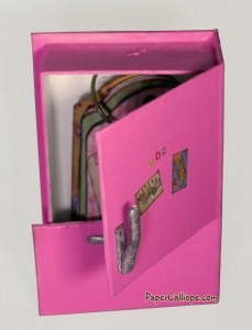 Retro Refrigerator by Paper Calliope open